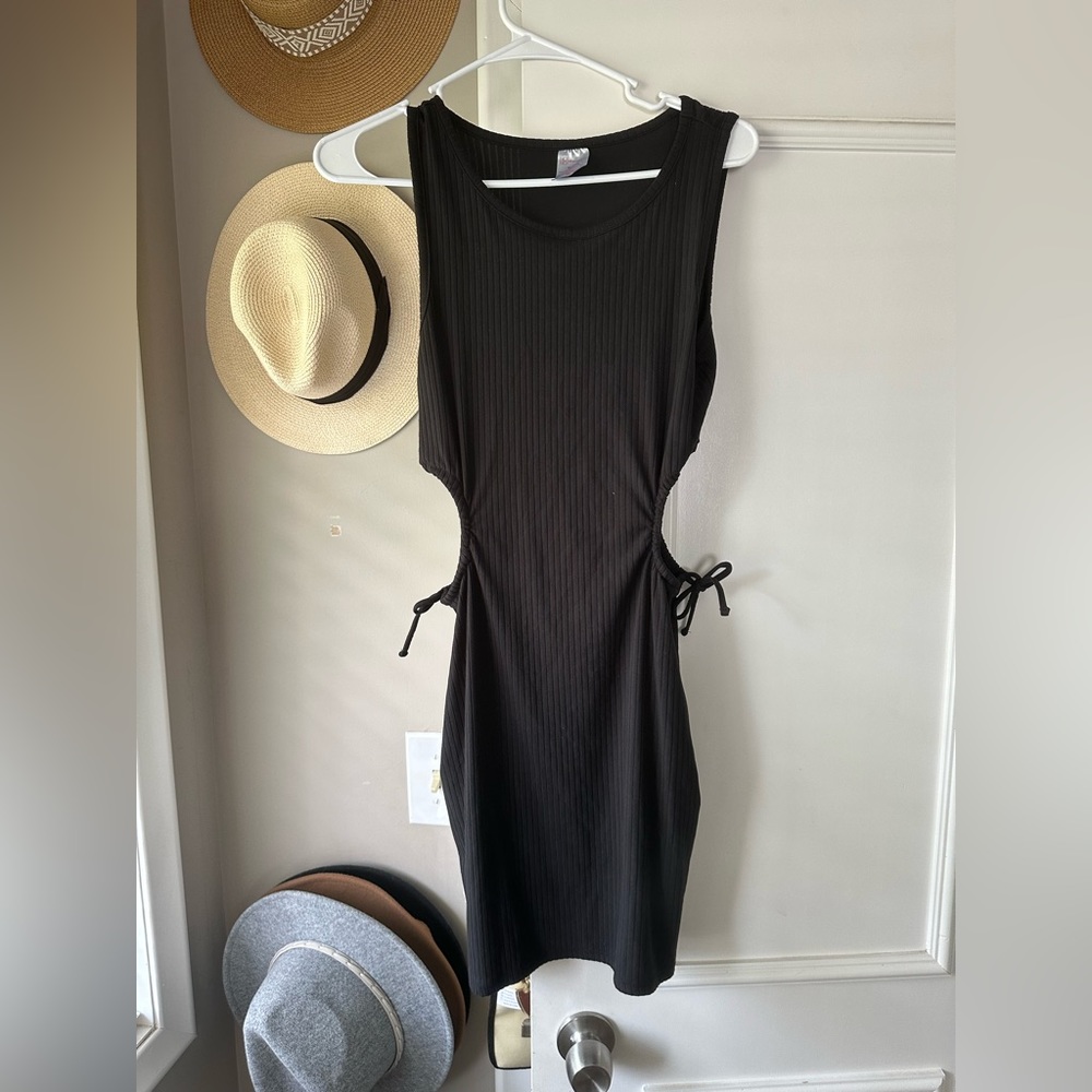 Ribbed mini dress